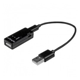 StarTech.com Juego Probador de Voltaje y Potencia USB, Negro