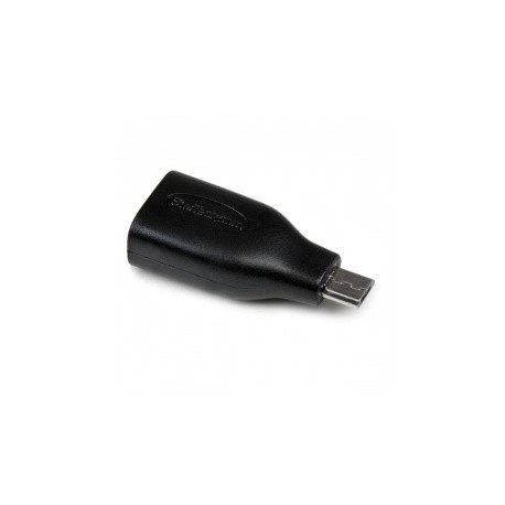 StarTech.com Adaptador micro USB B Macho - USB A Hembra, Negro