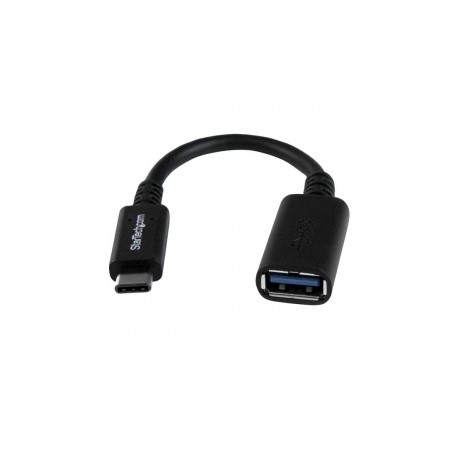 StarTech.com Adaptador USB 3.1 C - USB 3.1 A, 15cm, Negro