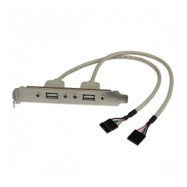 StarTech.com Adaptador de Placa USB A Hembra de 2 Puertos