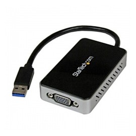 StarTech.com Adaptador USB 3.0 A Macho - USB 3.0 A Hembra, VGA, Negro