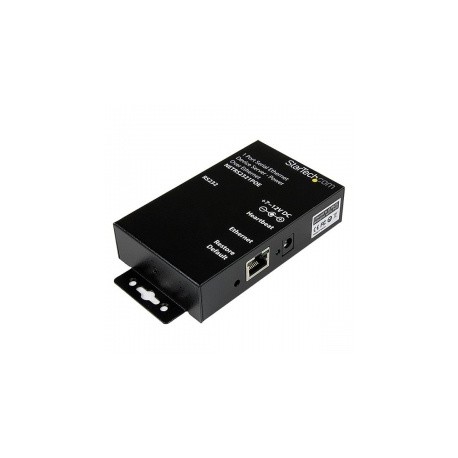 StarTech.com Servidor de Dispositivos Serie de 1 Puerto RS-232 con Power over Ethernet PoE, Conversor Serial a Red IP