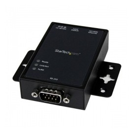 StarTech.com Servidor de Dispositivos IP de 1 Puerto Serie RS-232, Convertidor Serial Ethernet RJ-45 Montaje DIN