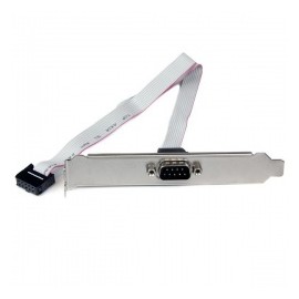 StarTech.com Adaptador de Header Bracket Serial para Tarjeta Madre, DB9 RS232 - IDC 10-pin, 40cm