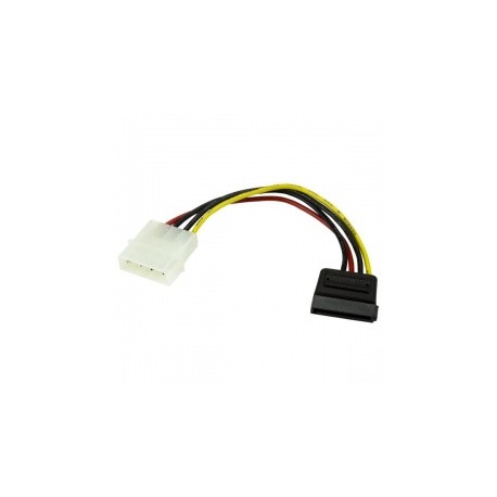 StarTech.com Cable Adaptador de Alimentación Molex a SATA, 15cm