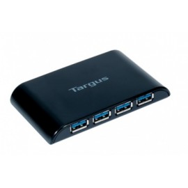 Targus Hub USB 3.0, 4 Puertos, Negro - sin Adaptador