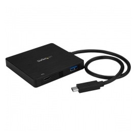 StarTech.com Hub Concentrador USB 3.0 de 3 Puertos, 5000 Mbits, Negro