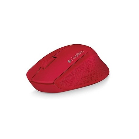 Mouse Logitech Óptico M280, Inalámbrico, 1000DPI, USB, Rojo