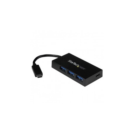 StarTech.com Concentrador USB 3.0 de 4 Puertos, USB C - 1x USB C y 3x USB A