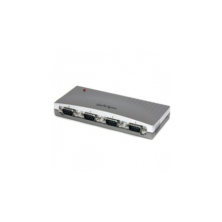 StarTech.com Adaptador Hub USB a RS-232, 4 Puertos, 0.115 Mbit/s