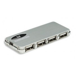 Manhattan Micro Hub Hi-Speed USB 2.0, 4 Puertos, 480 Mbit/s