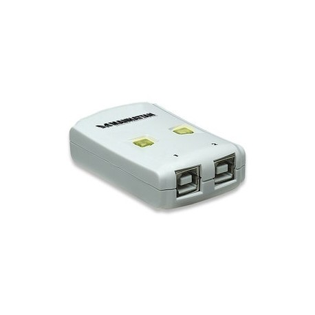 Manhattan Hi-Speed Switch USB 2.0 162005, 2 Puertos