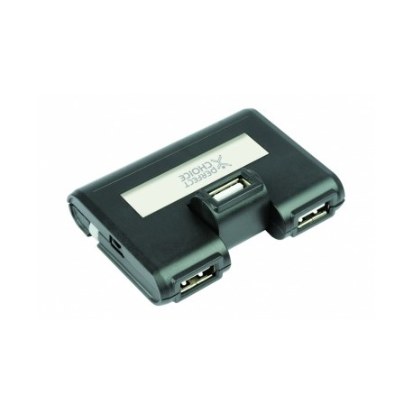 Perfect Choice Hub, USB 2.0, 3 Puertos, 480 Mbit/s