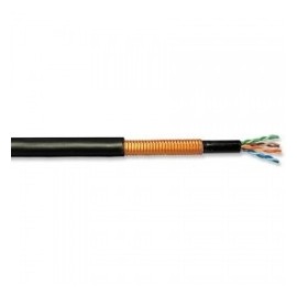 Superior Essex Bobina de Cable Cat5e FTP Macho - Macho, 305 Metros, Negro