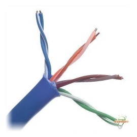 Belden Bobina de Cable Cat5e UTP, 305 Metros, Azul