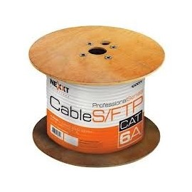 Nexxt Solutions Bobina de Cable Cat6a STP, 305 Metros, Gris