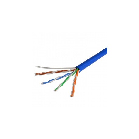 Ghia Bobina de Cable Cat5e UTP 4 Pares, 305 Metros, Azul