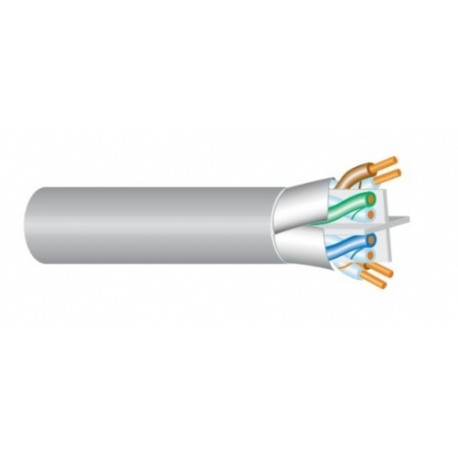 Condumex Bobina de Cable Cat6 FTP, 305 Metros, Azul