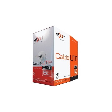 Nexxt Solutions Bobina de Cable Cat5e UTP, 305 Metros, Gris