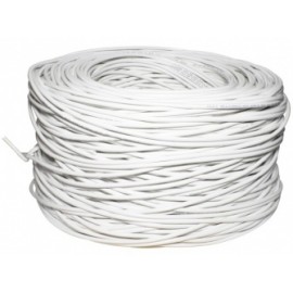 X-Case Bobina de Cable Cat5e UTP, 305 Metros, Blanco