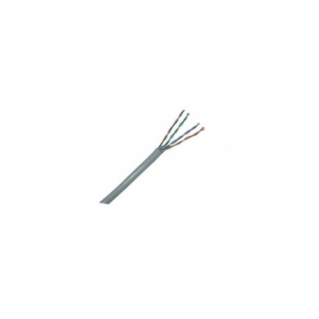 Vcom Bobina de Cable Cat5e UTP, 305 Metros, Gris