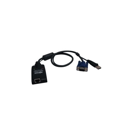 Tripp Lite Cable KVM B055-001-USB-V2, HD15/USB Macho - RJ-45 Hembra, Negro