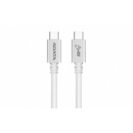 Adata Cable USB C - USB C Macho, 1 Metro, Blanco