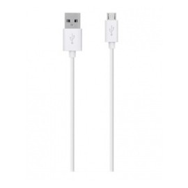 Belkin Cable USB A Macho - Micro-USB B Macho, 1.2 Metros, Blanco