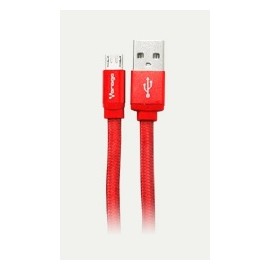 Vorago Cable USB 2.0 A Macho - micro USB B Macho, 1 Metro, Rojo