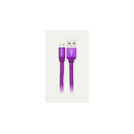 Vorago Cable USB 2.0 A Macho - micro USB B Macho, 1 Metro, Morado