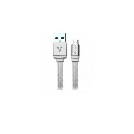 Vorago Cable USB 2.0 A Macho - micro USB B Macho, 1 Metro, Blanco