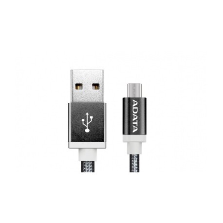 Adata Cable Android USB 2.0 A Macho - Micro-USB 2.0 B Macho, 1 Metro, Negro