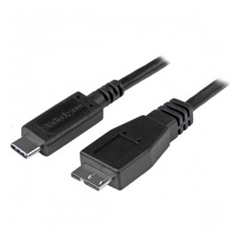 StarTech.com Cable USB C Macho - Micro-USB B Macho, 50cm, Negro