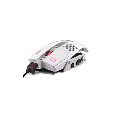 Mouse Gamer Tt eSPORTS Láser Level 10 M, Alámbrico, USB, 8200DPI, Blanco