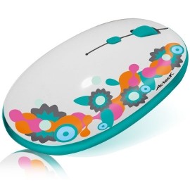 Mouse Acteck Óptico WKMI-102, Inalámbrico, USB, Nano Receptor, con Flores