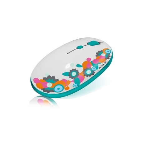 Mouse Acteck Óptico WKMI-102, Inalámbrico, USB, Nano Receptor, con Flores