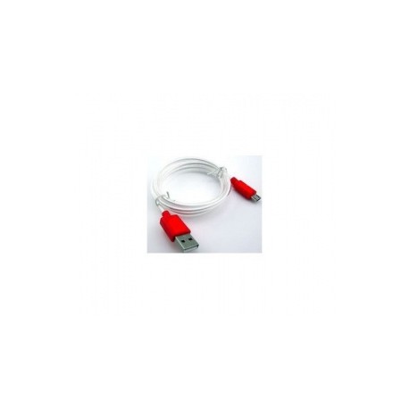 Levydal Cable 81041 USB A Macho - Micro-USB B Macho, 1 Metro, Rojo