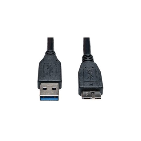 Tripp Lite Cable USB A Macho - Micro-USB B Macho, 30cm, Negro