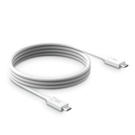 PureGear Cable USB C Macho - USB C Macho, 1.2 Metros, Blanco