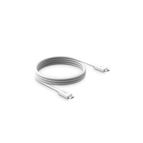 PureGear Cable USB C Macho - USB C Macho, 1.2 Metros, Blanco