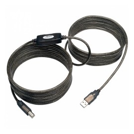 Tripp Lite Cable USB 2.0 A Macho - USB 2.0 B Macho, 8 Metros, Negro