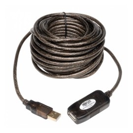 Tripp Lite Cable USB A Macho - USB A Hembra, 10 Metros, Gris