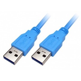 Xtech Cable USB A Macho - USB A Macho, 1.8 Metros, Azul