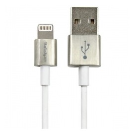 StarTech.com Cable Premium USB A Macho - Lightning Macho, 1 Metro, Blanco