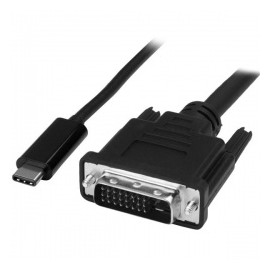 StarTech.com Cable Adaptador Convertidor USB C - DVI-D, 2 Metros, Negro