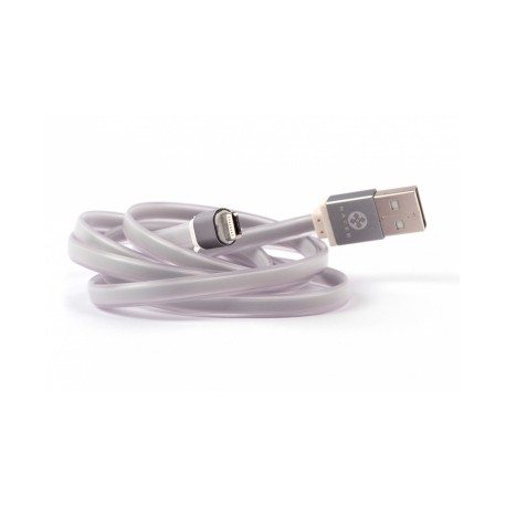 Naceb Cable USB 2.0 A Macho - Lightning Macho, 1 Metro, Gris