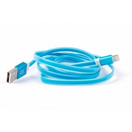 Naceb Cable USB 2.0 A Macho - Lightning Macho, 1 Metro, Azul