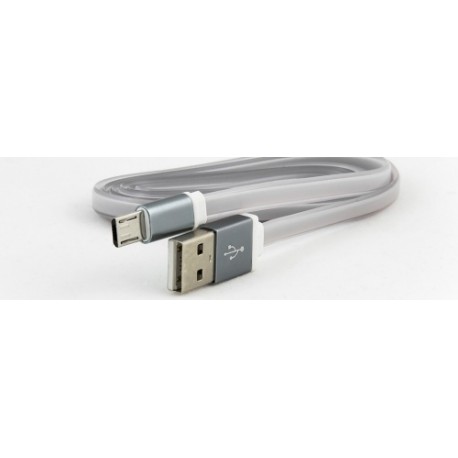 Naceb Cable USB 2.0 A Macho - micro USB A Macho, 1 Metro, Gris