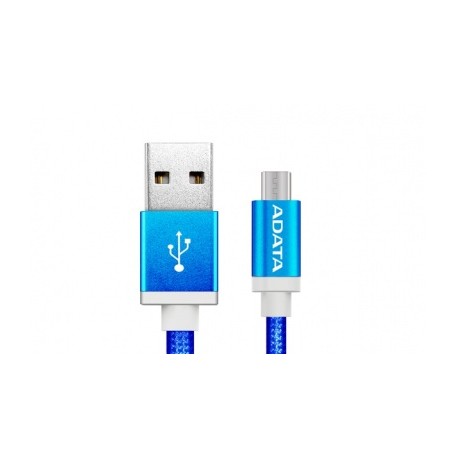 Adata Cable USB 2.0 A - Micro-USB 2.0 B para Android/Windows, 1 Metro, Azul