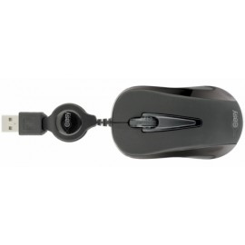 Mini Mouse Perfect Choice Óptico Easy Line 993346, Alámbrico, USB, 1000DPI, Negro